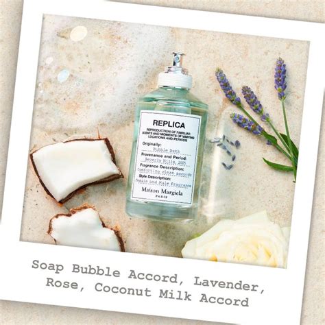 replica bubble bath notes